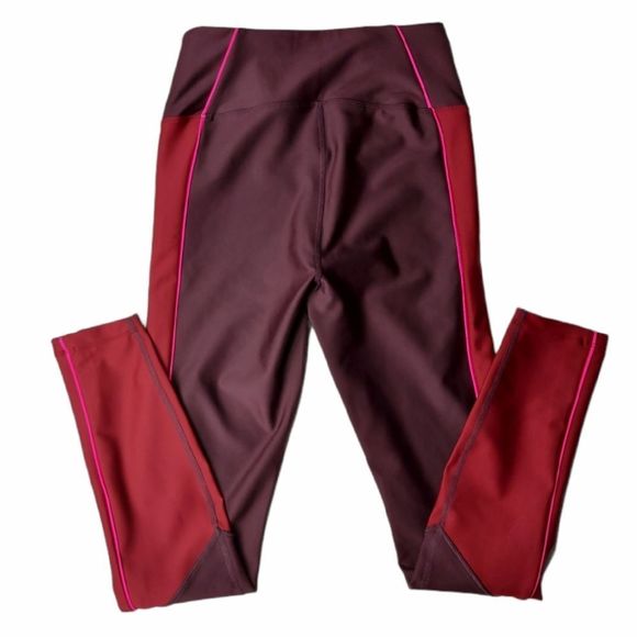 Good American NWT Burgundy Athletic SportsBra Legging Set Medium - Picture 5 of 11